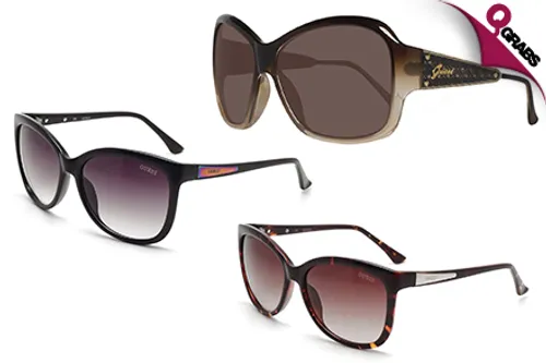 For QR185 Battle the Sun in Style with Women’s Guess Sunglasses - Choose from 6 Trendy Designs! (QR475 Value)